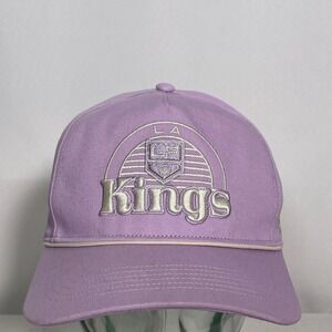 Los Angels Kings NHL 47 Brand Lavender Purple Rope Snapback Hat Cap One Size